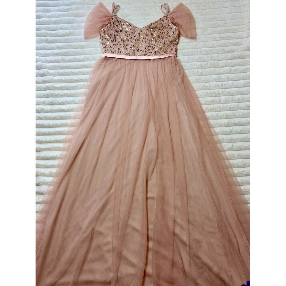 Ever Pretty Rose Pink Sequin & Tulle Women’s Formal Dress
